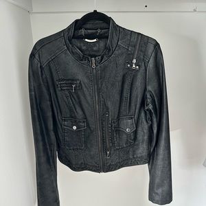 Faux Leather Jacket (Ruby & Jenna)